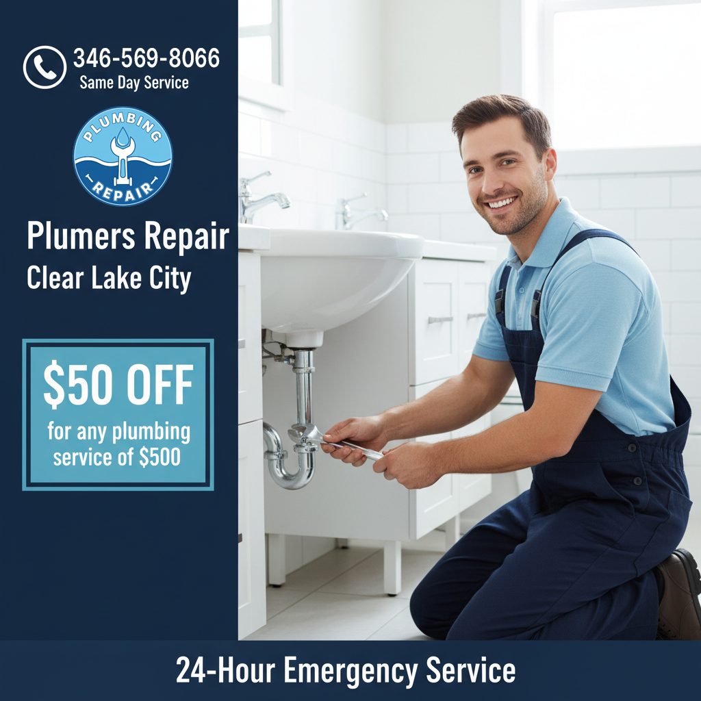 Plumbing Discount Coupon Clear Lake City TX